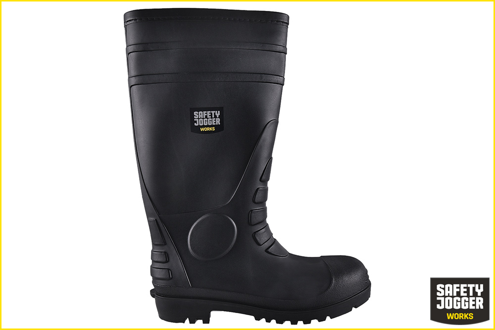 Safety Jogger HERCULES S5 PVC-Sicherheitsstiefel, schwarz