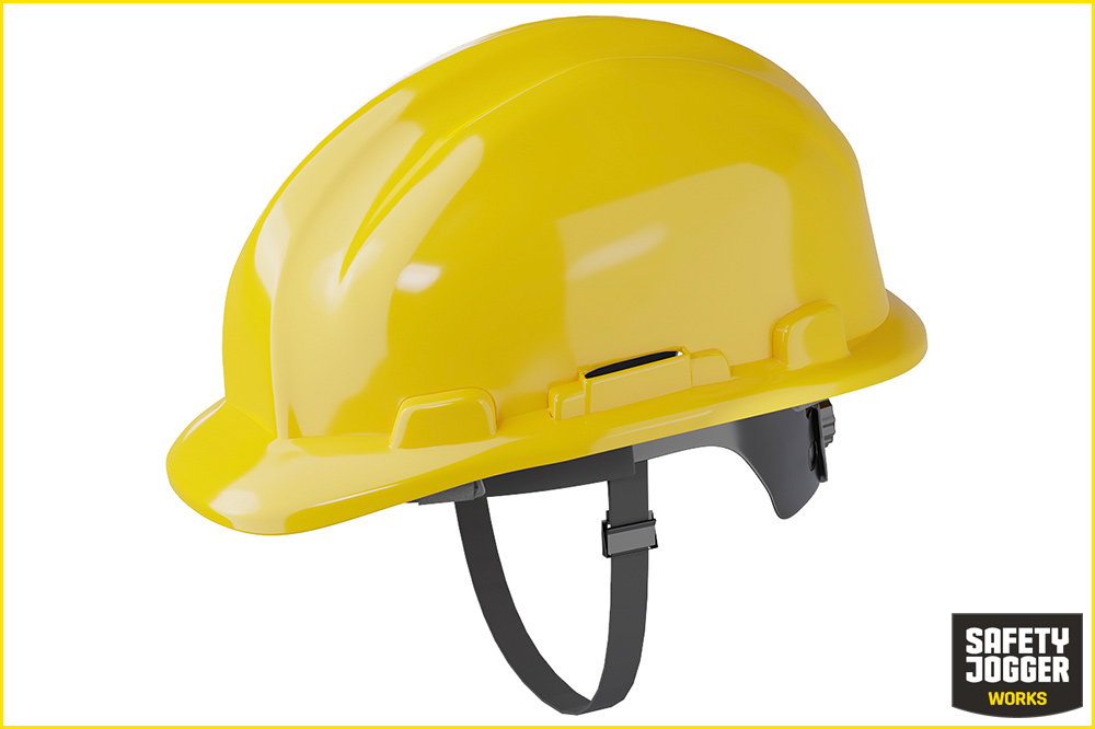 Safety Jogger KANHA L CHINSTRAP Sicherheitshelm mit Kinnriemen und Einstellrädchen, gelb