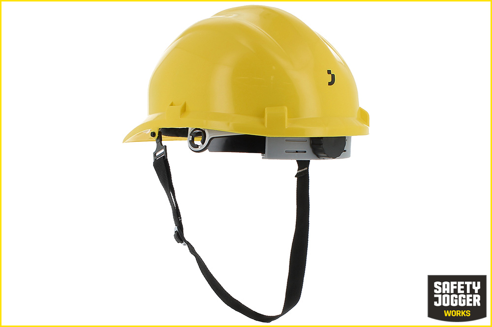 Safety Jogger KANHA L CHINSTRAP Sicherheitshelm mit Kinnriemen und Einstellrädchen, gelb – Bild 2