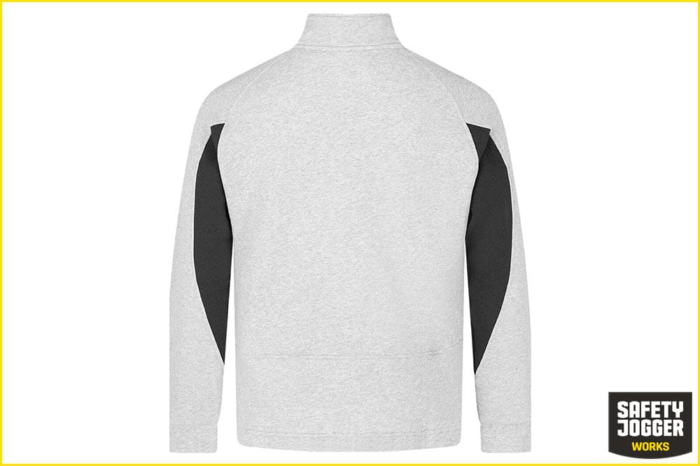 Safety Jogger KASAI Sweatshirt Herren, hellgrau-dunkelgrau – Bild 2
