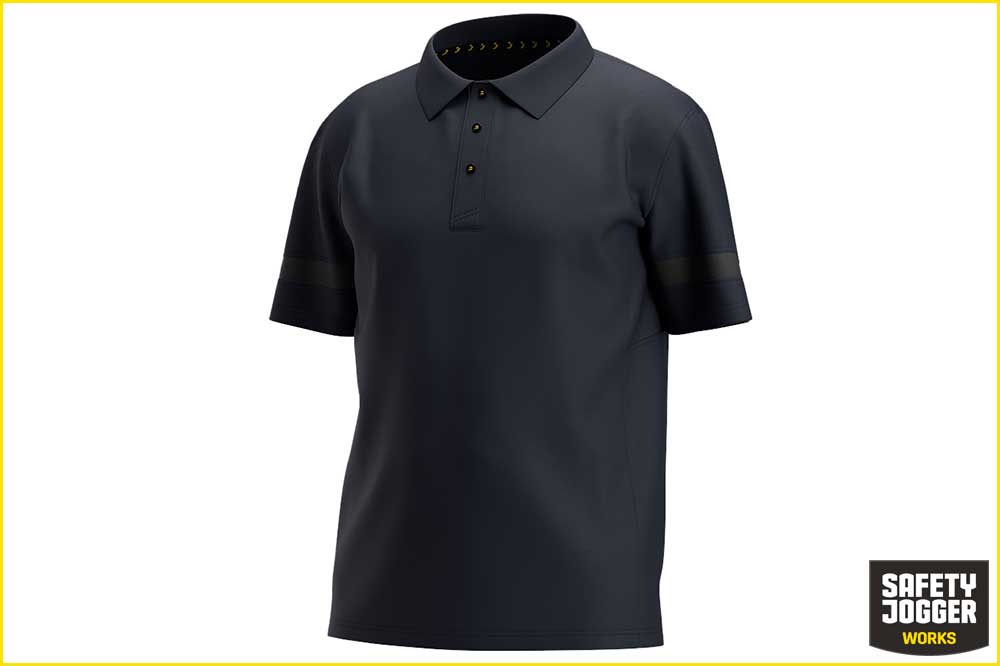 Safety Jogger Kasai Poloshirt Herren, marineblau-dunkelgrau