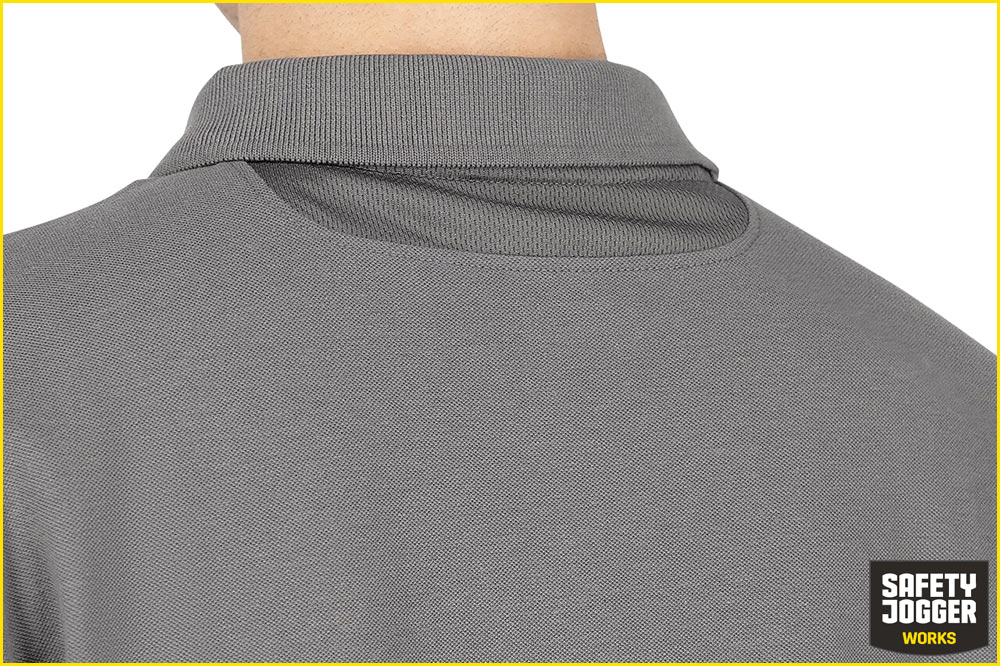 Safety Jogger Kasai Poloshirt Herren, grau – Bild 3