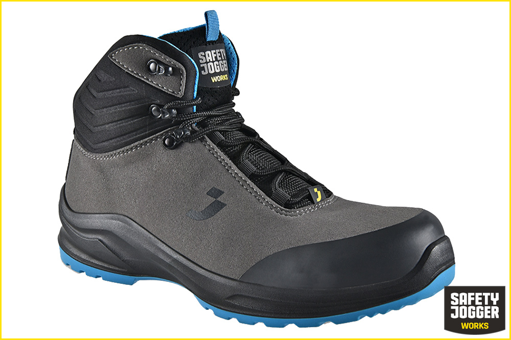Safety Jogger MODULO S3S MID Sicherheitsschuh, grau-blau