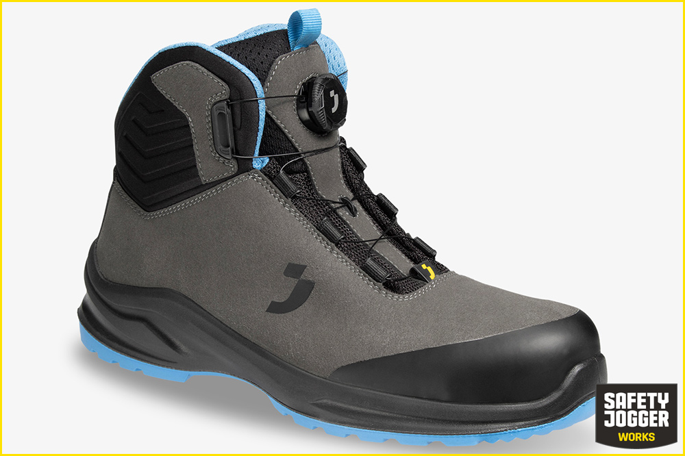 Safety Jogger MODULO S3S MID TLS Sicherheitsschuh mit TLS-Verschluss, grau