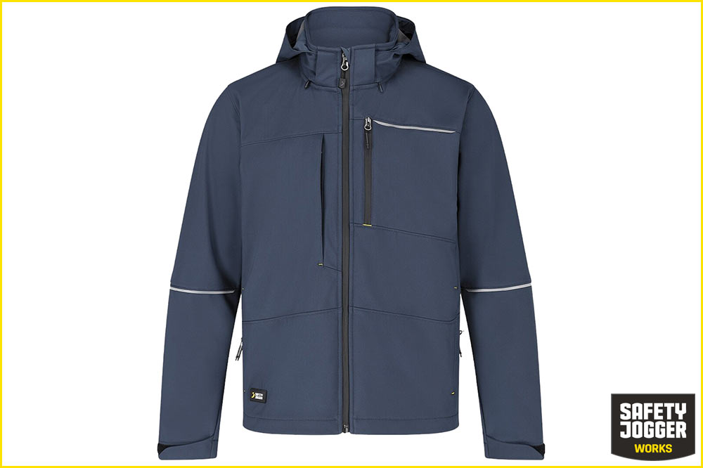 Safety Jogger OAK Softshelljacke Herren, Navy