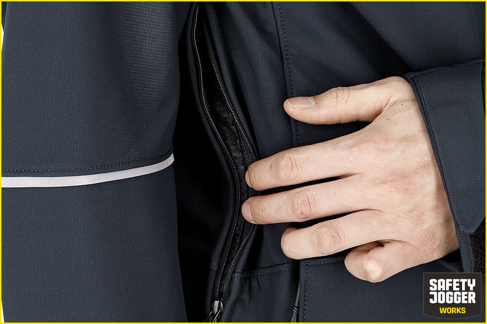 Safety Jogger OAK Softshelljacke Herren, Stahlblau