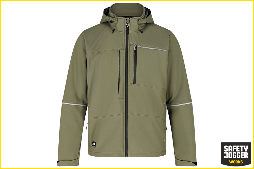 Safety Jogger OAK Softshelljacke Herren, khaki