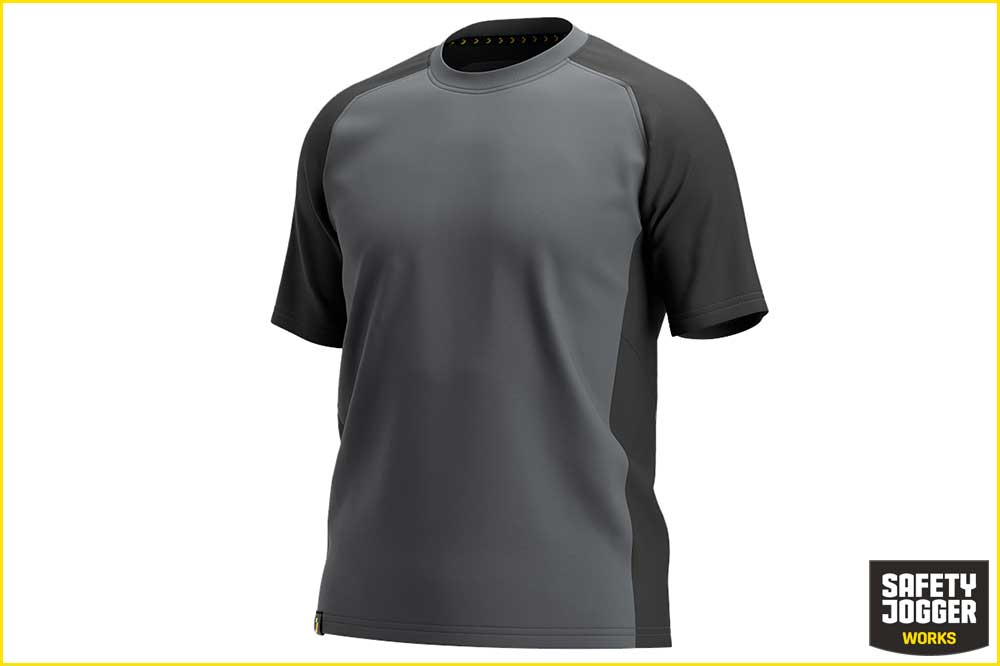 Safety Jogger OAK T-Shirt Herren, dunkelgrau-grau