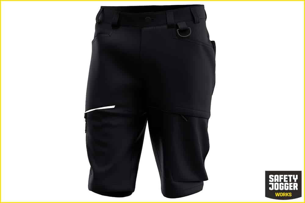 Safety Jogger OAK Shorts Arbeitshose Herren, schwarz, Grösse 50