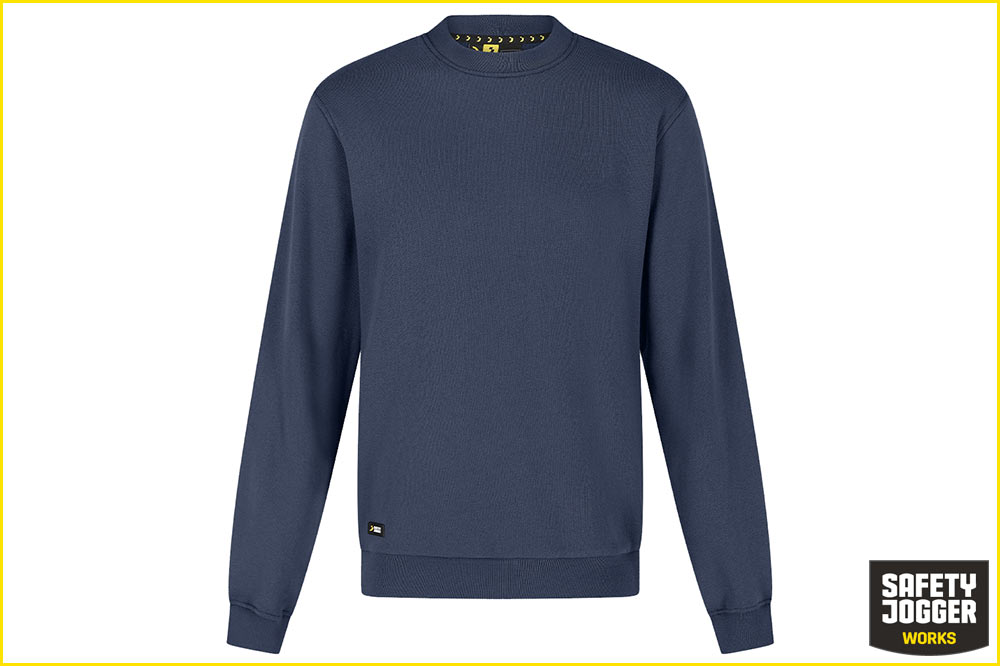 Safety Jogger TANO Pullover mit Rundhalsausschnitt, Unisex, Navy
