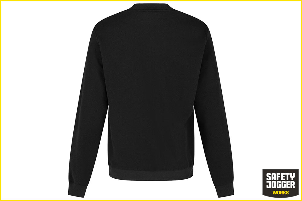 Safety Jogger TANO Pullover mit Rundhalsausschnitt, Unisex, schwarz