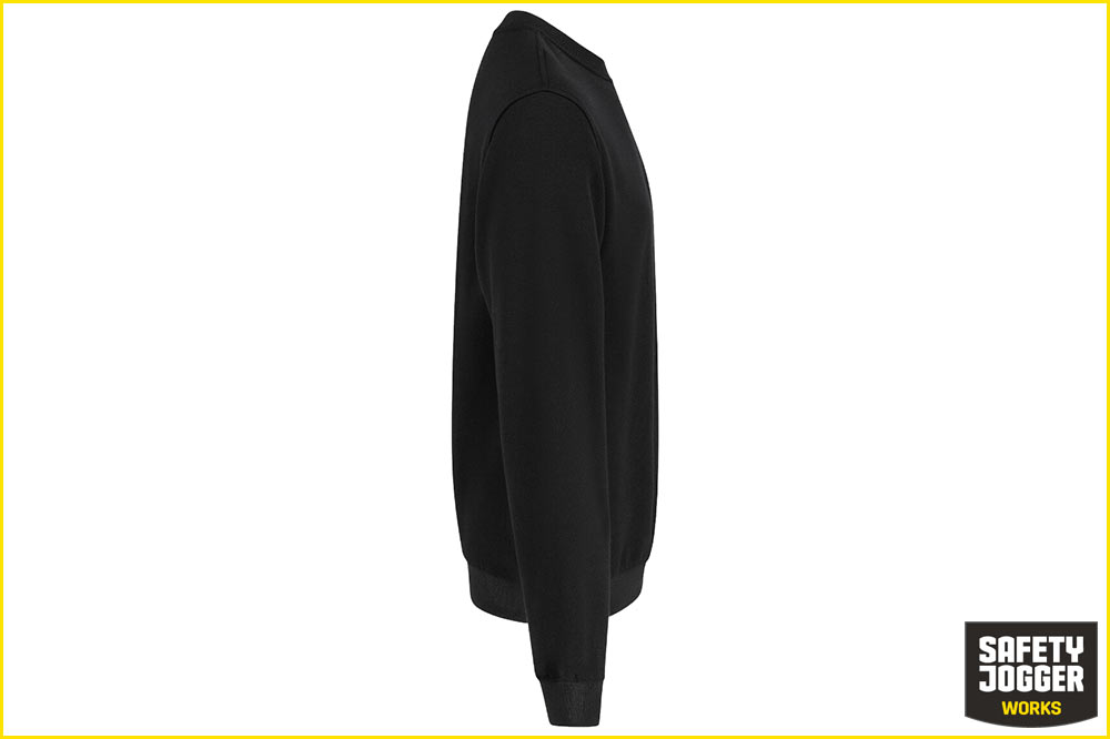 Safety Jogger TANO Pullover mit Rundhalsausschnitt, Unisex, schwarz
