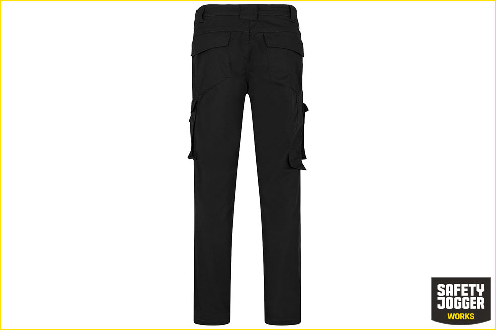Safety Jogger Tirso-Hose Funktionelle Arbeitshose Freizeithose mit Komfortstretch, schwarz