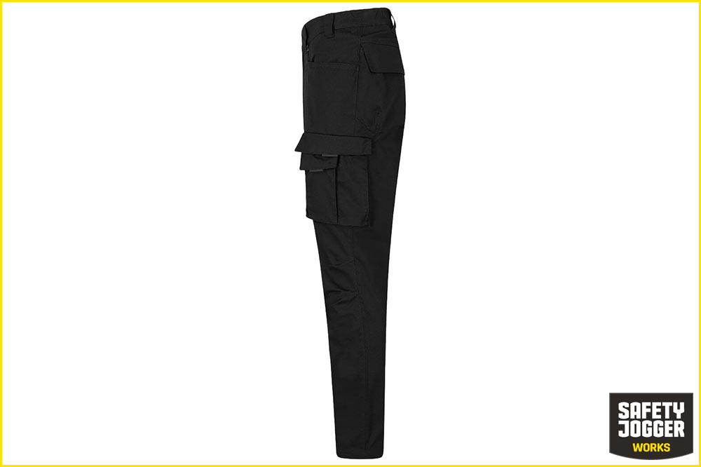 Safety Jogger Tirso-Hose Funktionelle Arbeitshose Freizeithose mit Komfortstretch, schwarz