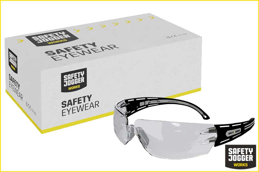 Safety Jogger YOHO Schutzbrille mit Anti-Beschlag-Beschichtung, klar – Bild 2