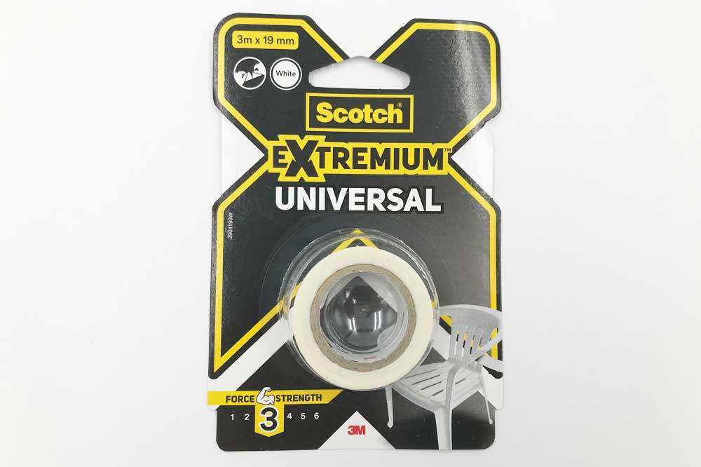 Scotch EXTREMIUM UNIVERSAL Gewebeband, 3 m x 19 mm, weiss