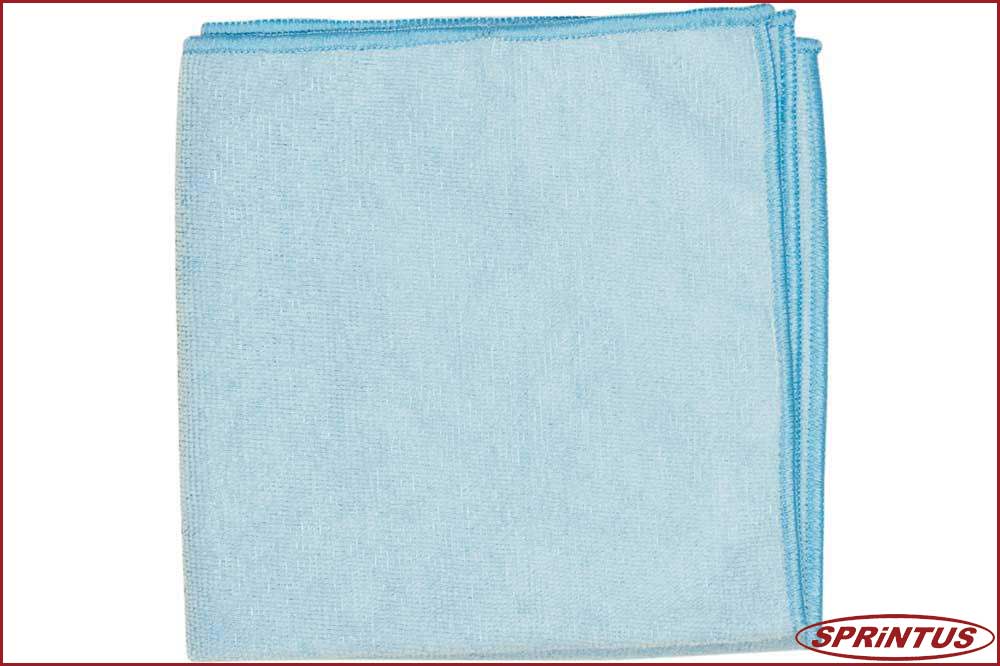Sprintus 301235 Mikrofasertuch Rainbow, 40 x 40 cm, blau - 5 Stück