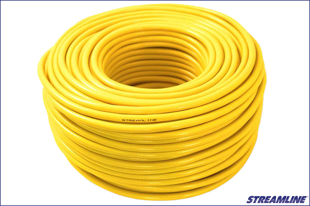 Streamline Microbore-Schlauch, ID 6 mm - AD 12 mm, gelb - pro Meter