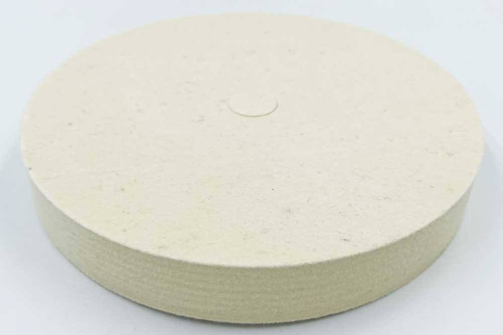 SUHNER FPS200 Filzpolierscheiben, 200 x 30 x 22 mm, weiss – Bild 2