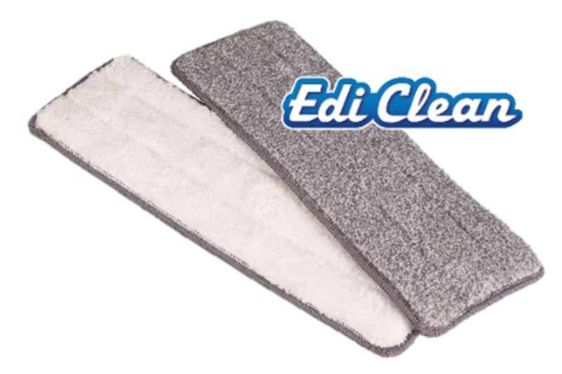 Edi Clean 54131 Duo Set Mikrofaser Ersatzbezüge für das Triple Action Cleaning System