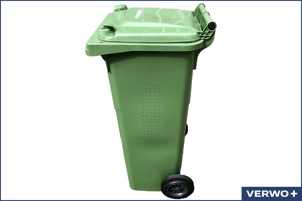 VERWO 03.14010 Kompostbehälter, Kunststoff, 140 Liter belüftet
