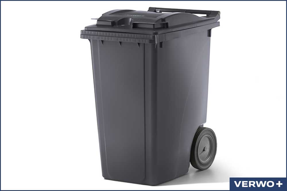 VERWO 03.36001 Abfallcontainer, Kunststoff, 360 Liter - anthrazit