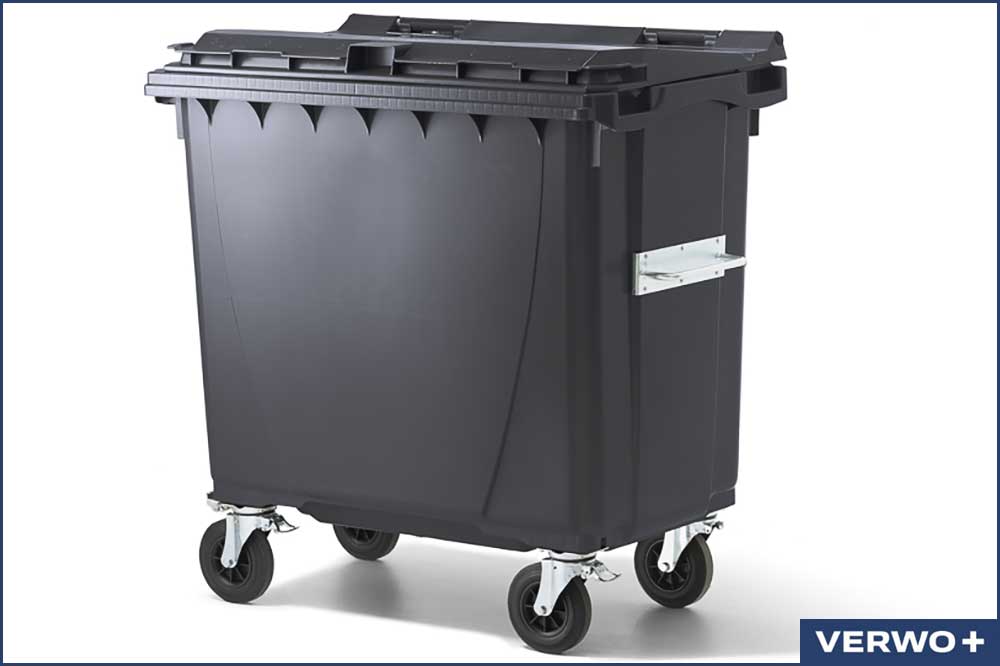 VERWO 03.77001 Abfallcontainer, Kunststoff, 770 Liter - anthrazit