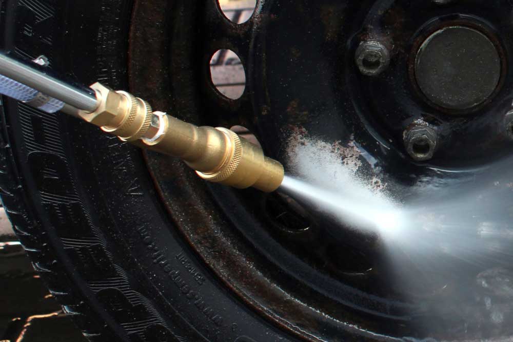 Waspper Sandstrahl-Kit mit Quick-Connect-Stecker, Messing blank – Bild 3