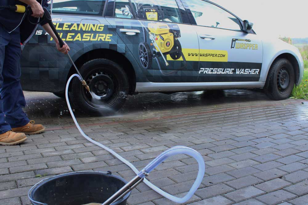 Waspper Sandstrahl-Kit mit Quick-Connect-Stecker, Messing blank – Bild 4