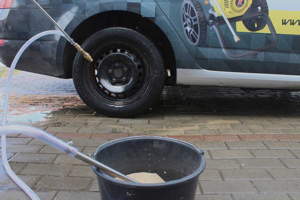 Waspper Sandstrahl-Kit mit Quick-Connect-Stecker, Messing blank – Bild 5