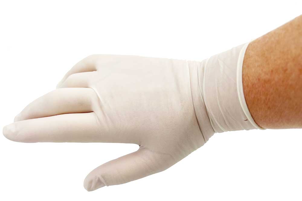 XTREME Latex-Einweghandschuhe, puderfrei, 100 Stück, Gr. S