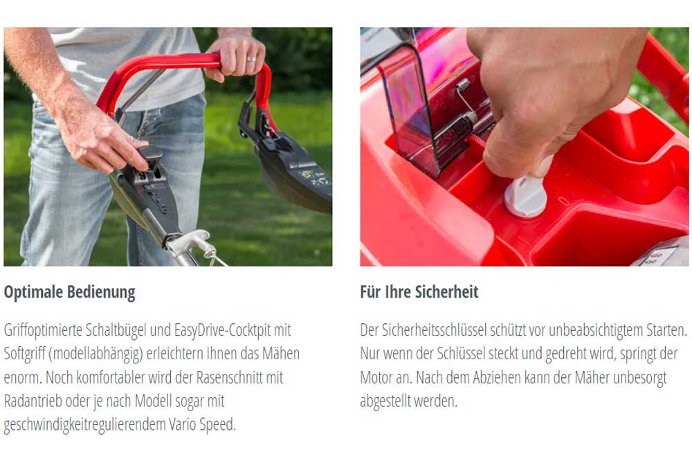 solo by AL-KO 127638 EASY pro Benzin-Rasenmäher 4212 P-A, leicht und günstig – Bild 5