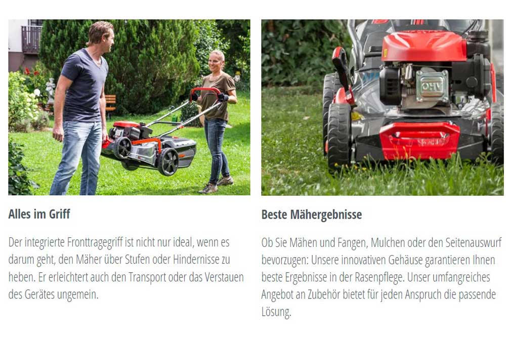 solo by AL-KO 127638 EASY pro Benzin-Rasenmäher 4212 P-A, leicht und günstig – Bild 7