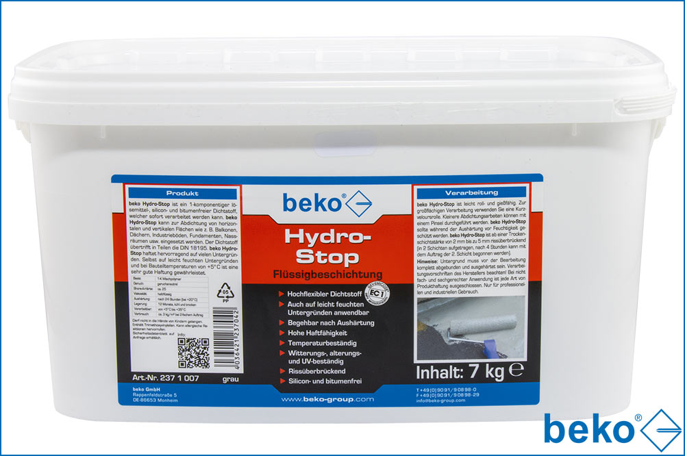 beko 237 1 007 Hydro-Stop Flüssigbeschichtung halbflüssig 7 kg Eimer