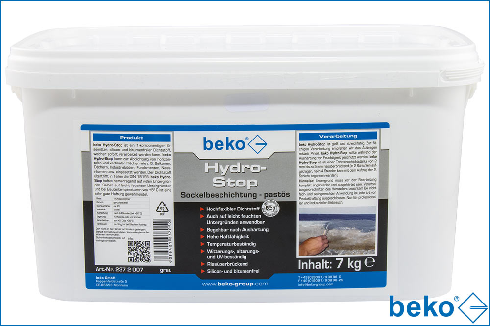 beko 237 2 007 Hydro-Stop Reparaturmasse pastös 7 kg Eimer