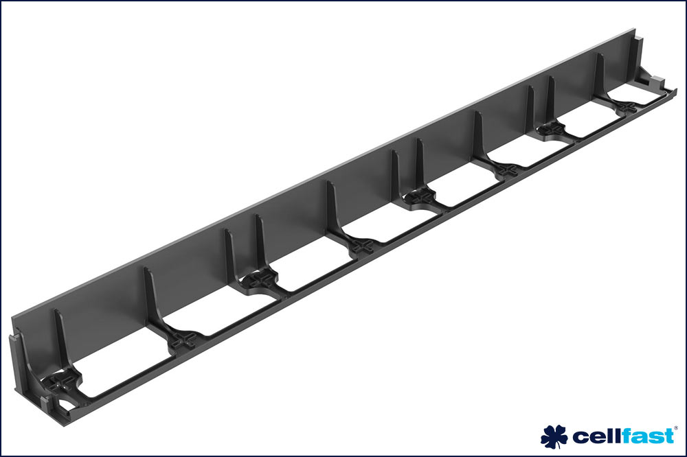 cellfast 30-271 Gerade Rasenkante UNIBORD, L 100 cm x H 78 mm