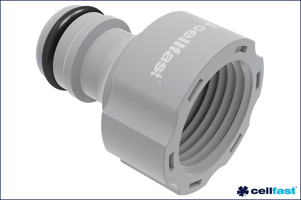 cellfast 50-650 Universal-Anschluss mit Innengewinde und Schnellverschluss-Nippel CELLPRO G1/2 Zoll