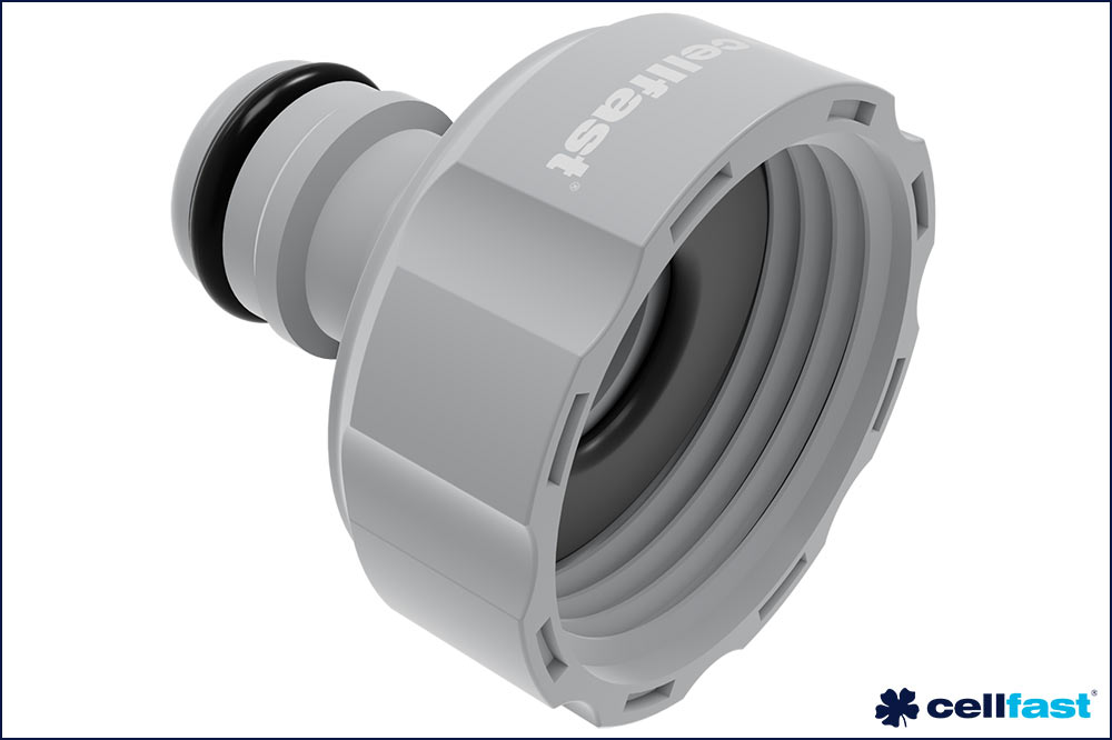 cellfast 50-660 Universal-Anschluss mit Innengewinde und Schnellverschluss-Nippel CELLPRO G1 Zoll