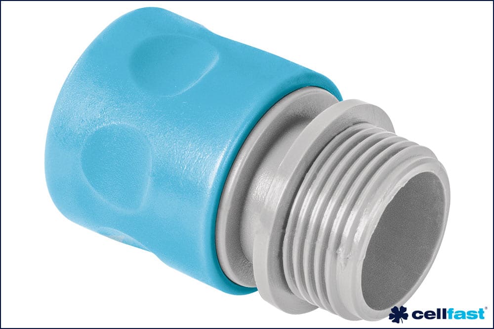 cellfast 52-290 Schnellverbindungsstück mit Aussengewinde G3/4 – Durchlauf CELLPRO