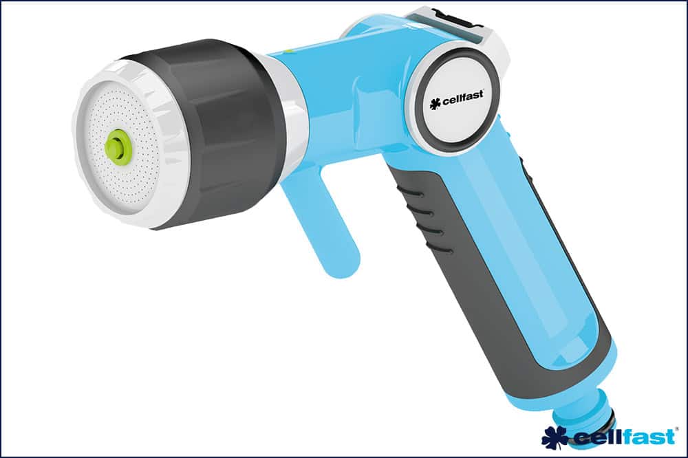 cellfast 53-330 Multifunktionale Pistolenbrause ENERGO mit Schnellverschluss-Nippel