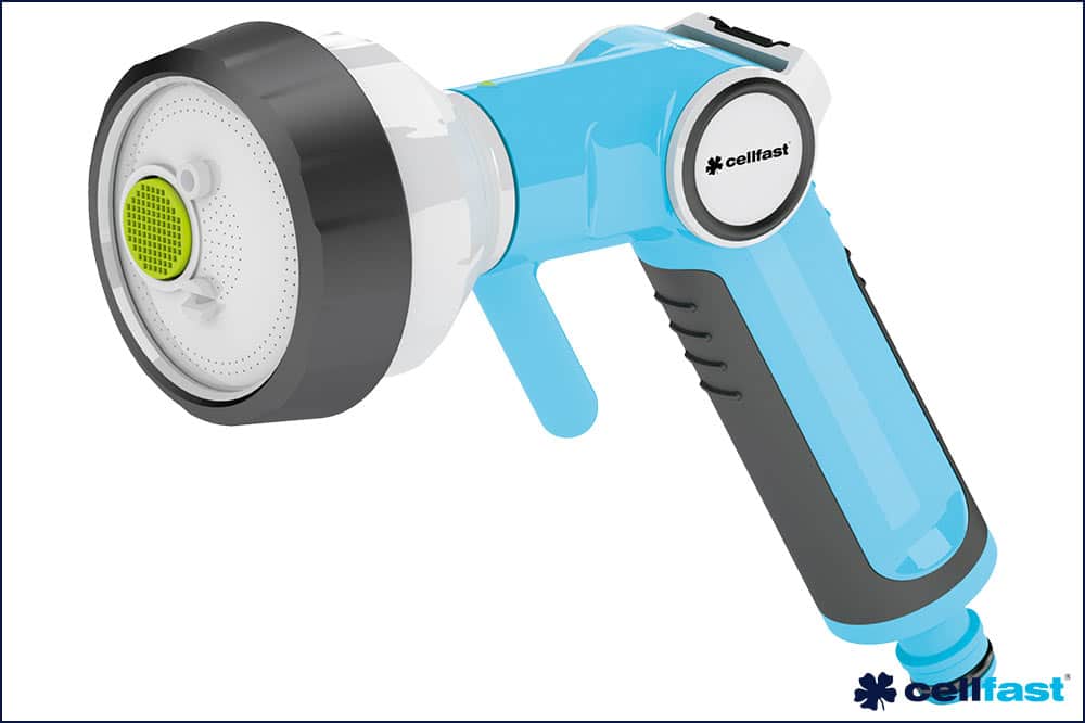 cellfast 53-340 4-Funktions-Pistolenbrause ENERGO mit Schnellverschluss-Nippel