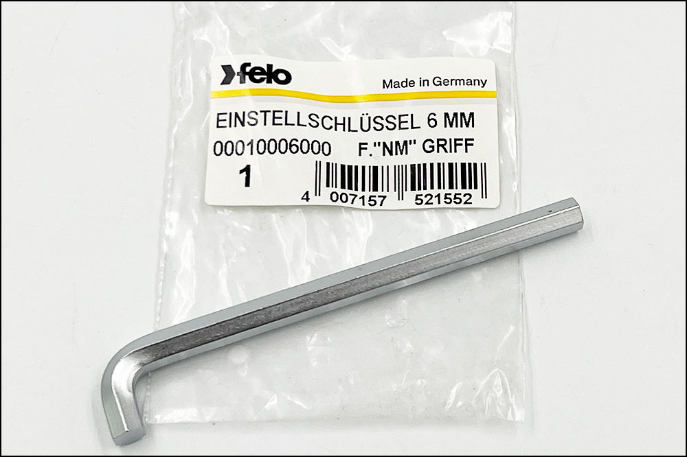 felo Sechskant-Inbusschlüssel, 6 mm