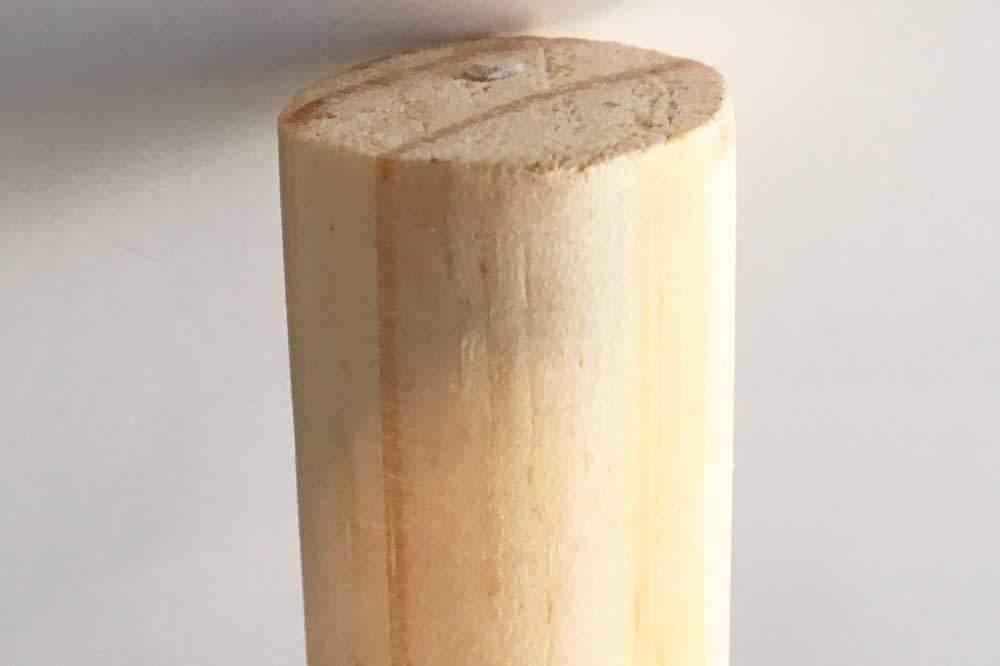 Fritze Holzstiel 140 cm für Strassenbesen, ohne Gewinde – Bild 3