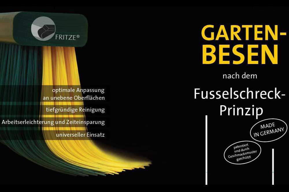 Fritze Krallenbesen Hof und Garten, Kehrbreite 45 cm – Bild 7