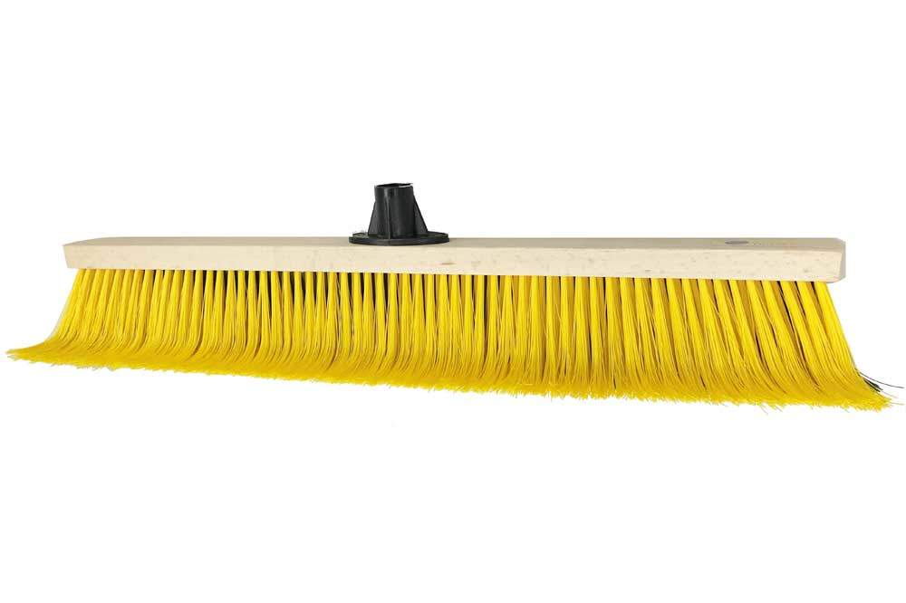 Fritze Krallenbesen Hof und Garten XL, 65 cm, grün und gelbe Borsten