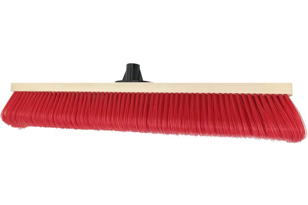 Fritze Krallenbesen Hof und Garten XL, 65 cm, rote Borsten – Bild 3