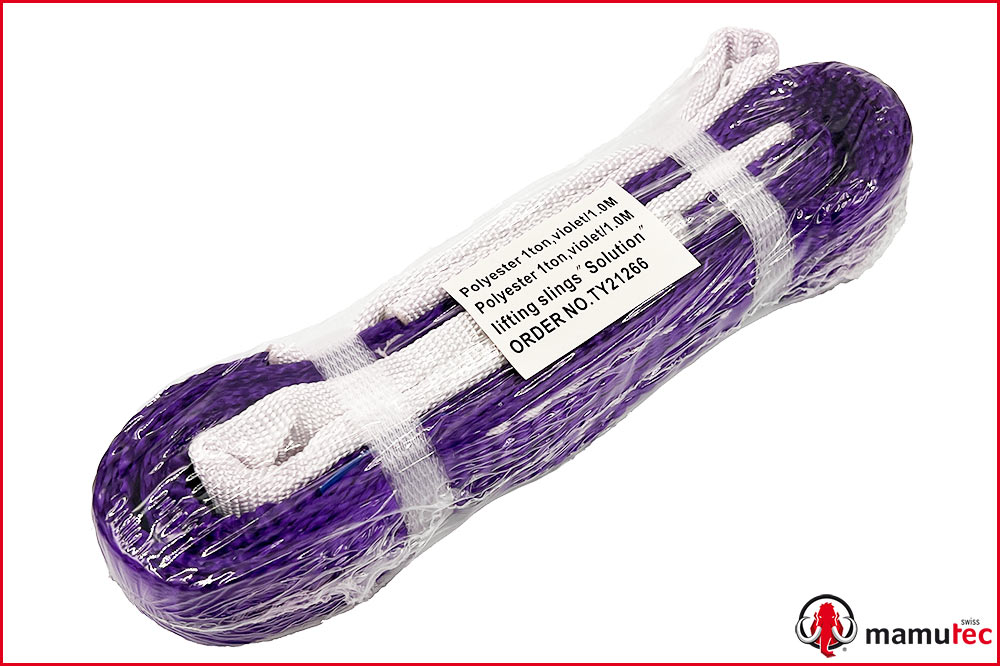 mamutec Hebegurt 1 Tonne, 1 Meter, violett