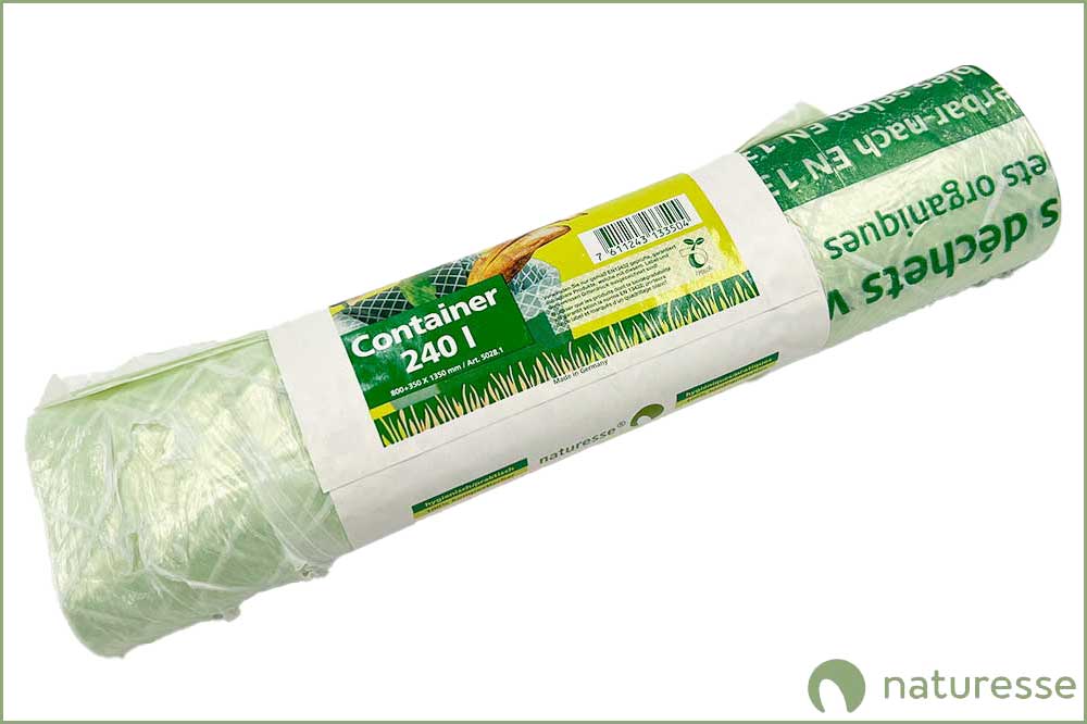 naturesse Grünabfallsäcke für Container 240 Liter, 8 Stück