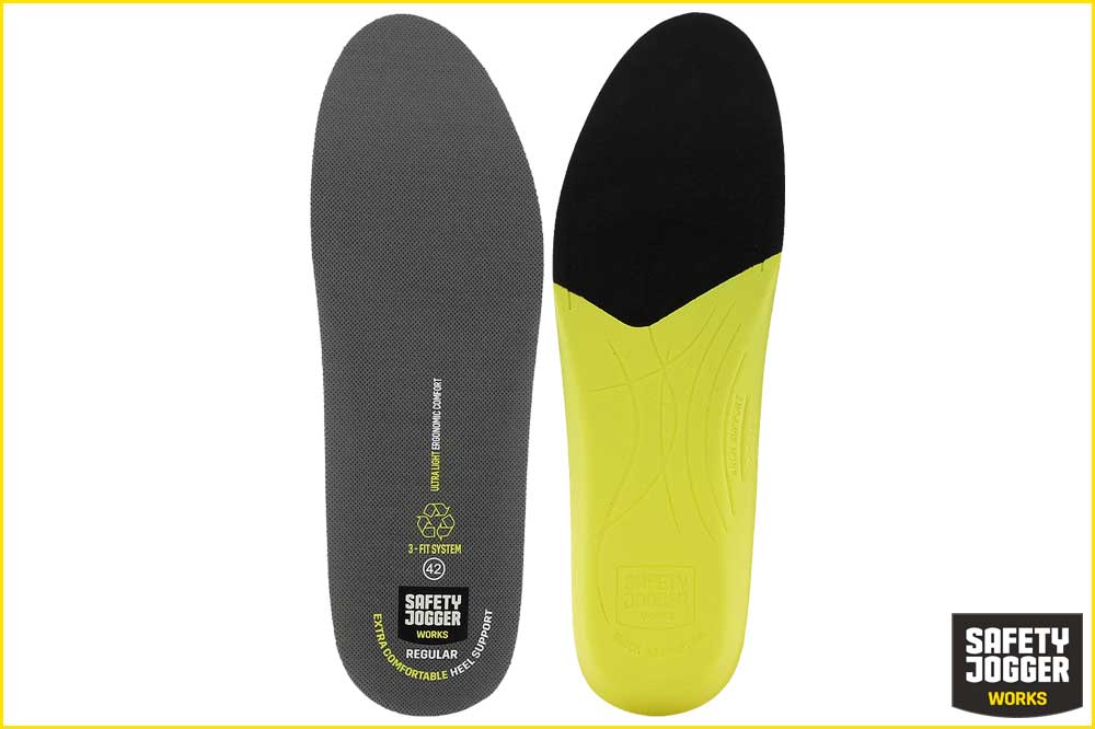 Safety Jogger SJ3FIT-Einlegesohle für Arbeitsschuhe, regulär