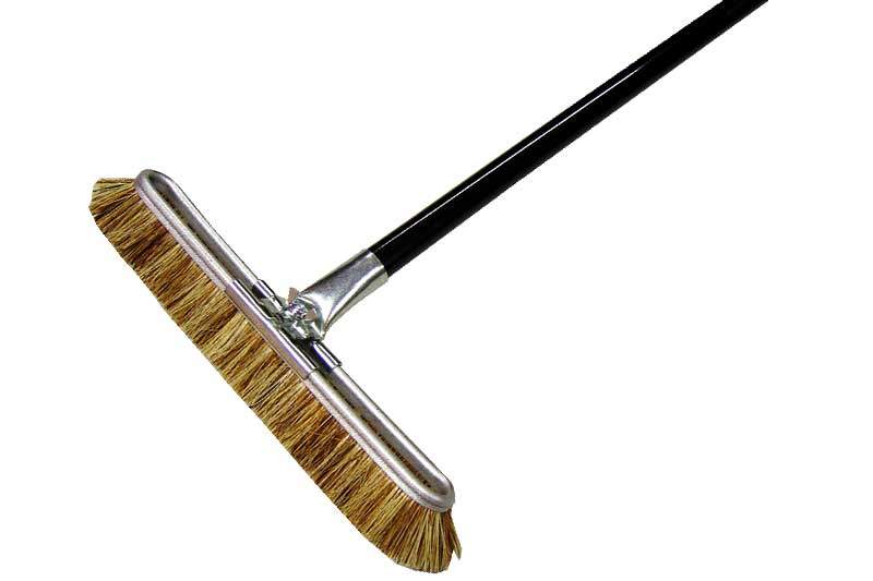 Edi Clean 29005 Schrubber metalleingepresst 28 cm, mit Stiel 138 cm